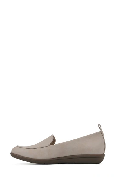 Shop Cliffs By White Mountain Twiggy Moc Toe Flat In Light Taupe/ Grainy