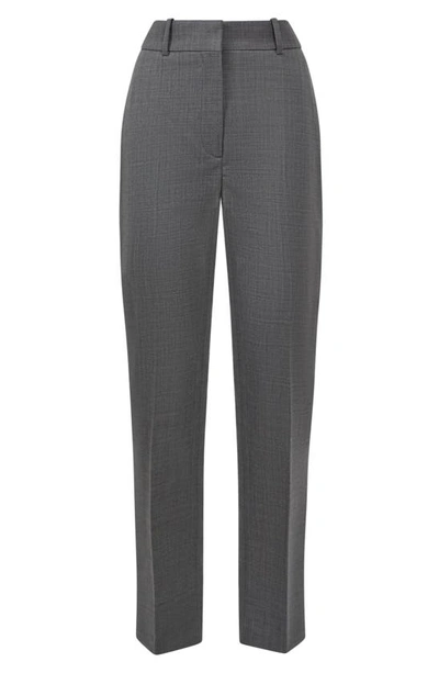 Shop Reiss Layton Wool Blend Pants In Grey
