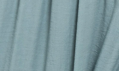 August Sky Ruffle Cap Sleeve Fit & Flare Maxi Dress In Dark Mint
