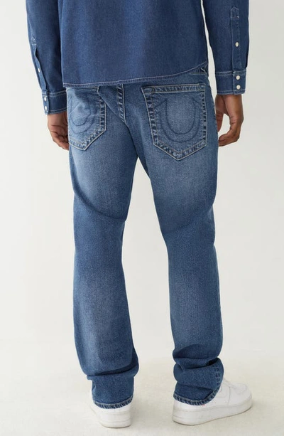 Shop True Religion Brand Jeans Ricky Straight Leg Jeans In Dark Roper