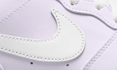 Shop Nike Kids' Court Borough Low Recraft Sneaker In Grape/ White/ Lilac