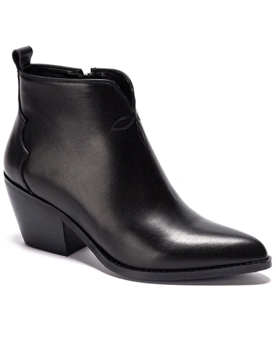 Shop Soho Collective Quinn Leather Boot In Black