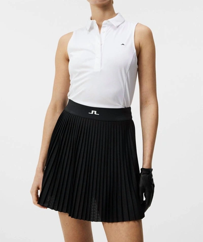 J. LINDEBERG DENA SLEEVELESS TOP IN WHITE 