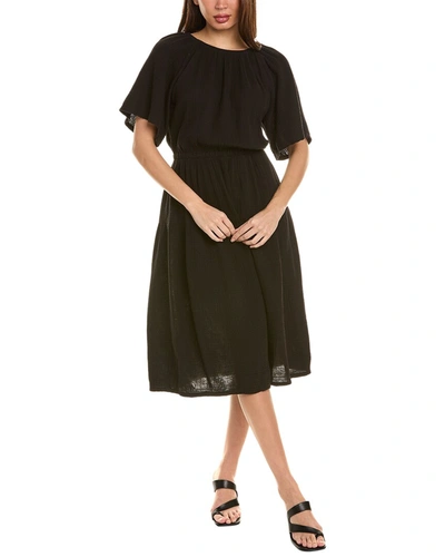 Shop Nation Ltd Soon Tiered Midi Dress In Black