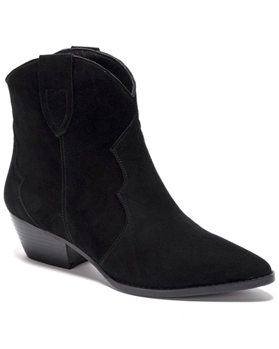Shop Soho Collective Fiona Suede Boot In Black