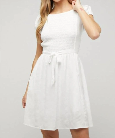 Davi & Dani Moment To Remember Dress In White In White