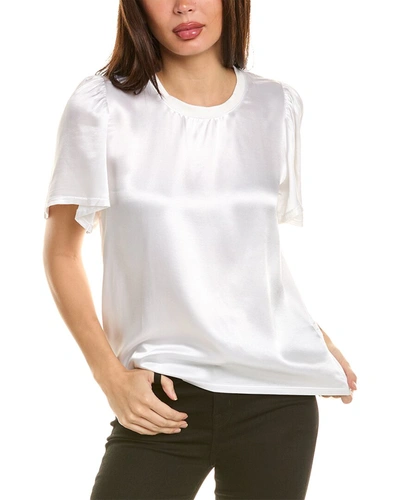Shop Nation Ltd Toni Flutter Sleeve Top In White