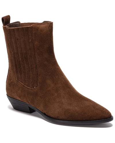 Shop Soho Collective Kelly Suede Boot In Brown