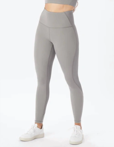 Glyder Tone Up Legging In Silver Fog In Multi