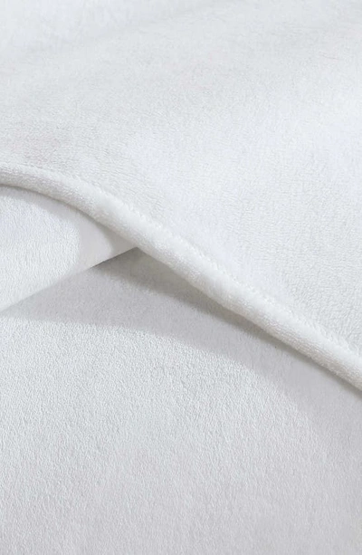 Shop Calvin Klein Core Plush Blanket In White