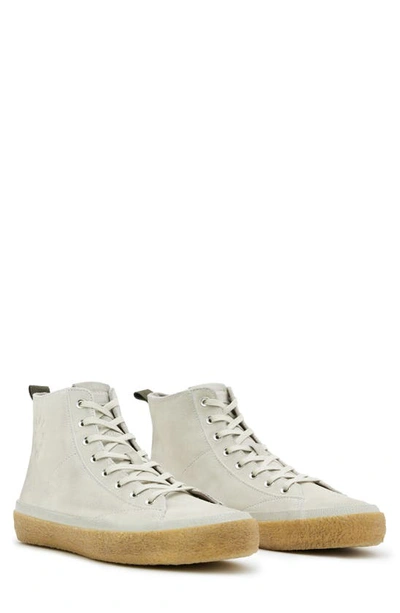 Shop Allsaints Crister High Top Sneaker In Chalk White