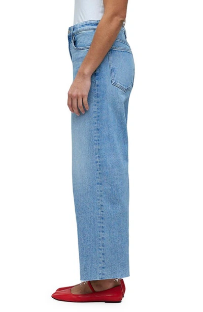 The Perfect Vintage Wide-Leg Crop Jean in Altoona Wash: Raw-Hem
