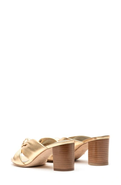 Shop Frances Valentine Mollie Slide Sandal In Platino