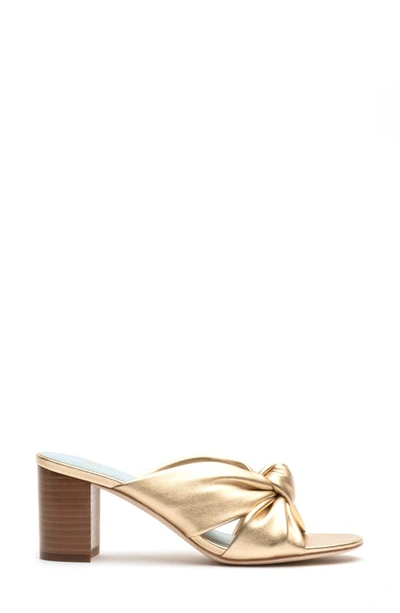 Shop Frances Valentine Mollie Slide Sandal In Platino