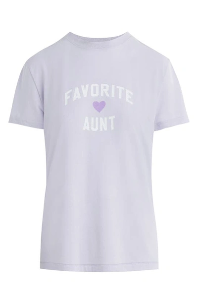 Shop Favorite Daughter Favorite Aunt T-shirt In Lavender