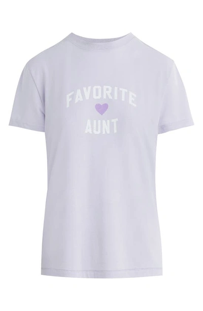 Favorite Daughter Favorite Aunt T-shirt In Lavender