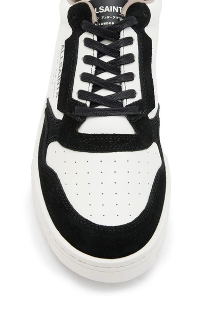 Shop Allsaints Regan Low Top Sneaker In White/ Black