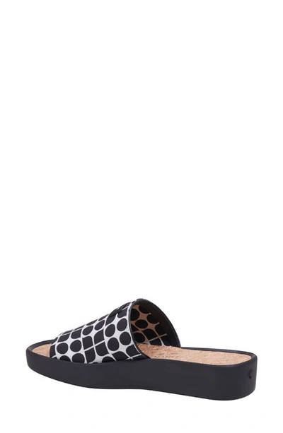Shop Kate Spade Spree Slide Sandal In Black/ Cream