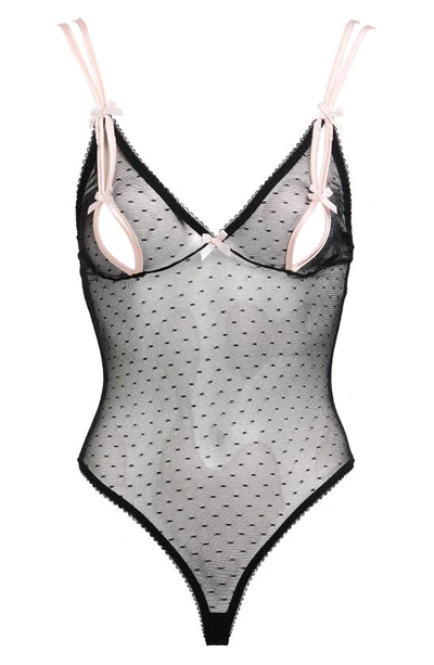 Von Follies By Dita Von Teese Coquine Teddy In Black