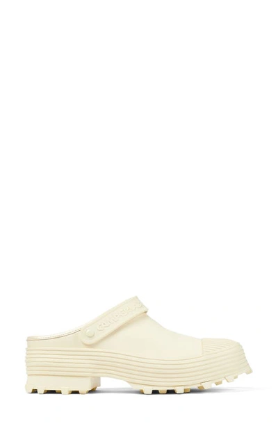 Camperlab Traktori Backless Mules In White Natural