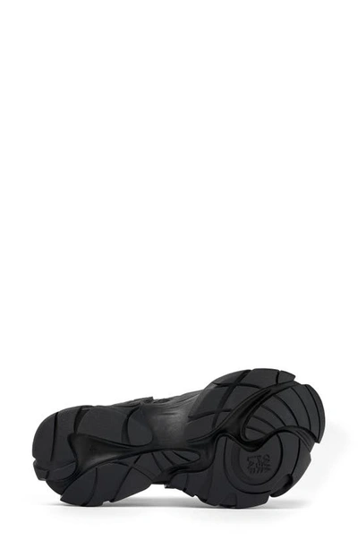 Camperlab Tormenta Panelled Mesh Sneakers In Black