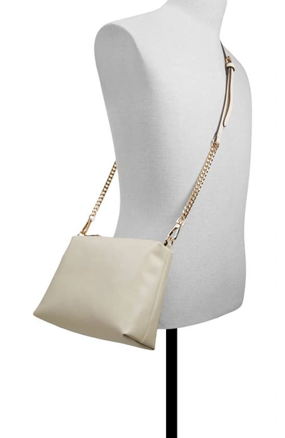 Shop Aldo Amelix Faux Leather Tote In Bone Multi