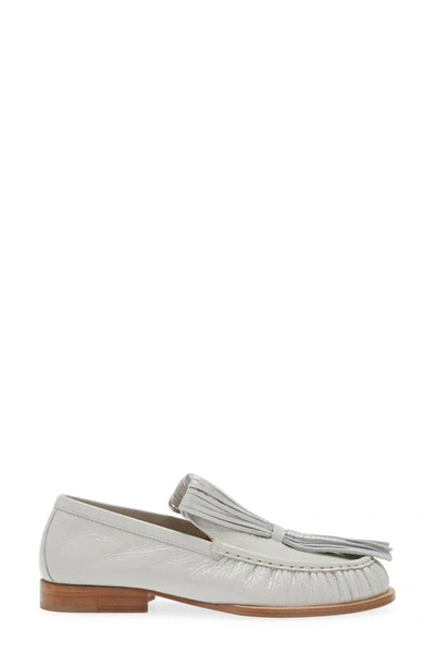 Shop Dries Van Noten Tassel Loafer In Off White