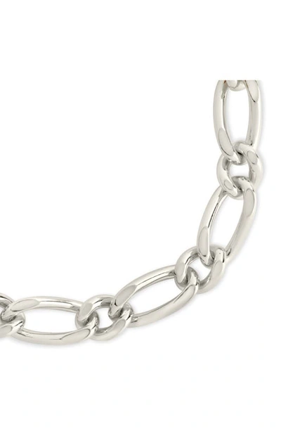 Shop Sterling Forever Amoura Open Link Bracelet In Silver