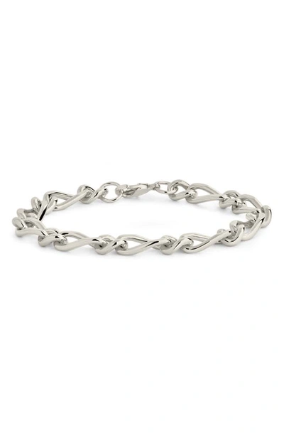 Sterling Forever Rhodium Plated Amoura Bracelet In Silver