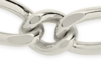 Shop Sterling Forever Amoura Open Link Bracelet In Silver