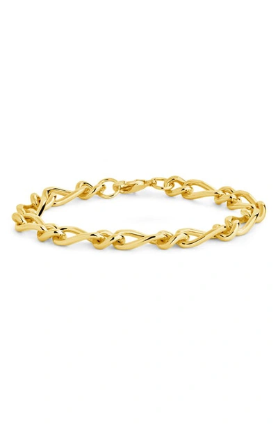 Shop Sterling Forever Amoura Open Link Bracelet In Gold