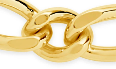 Shop Sterling Forever Amoura Open Link Bracelet In Gold