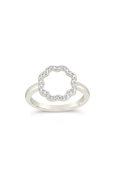 Shop Sterling Forever Marisole Cubic Zirconia Ring In Silver