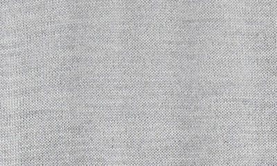 Scotch & Soda Jacquard Trim Cashmere Cardigan In Light Grey Melange