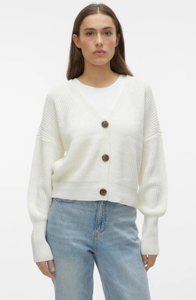 Vero Moda Lea Cardigan In Cloud Dancer