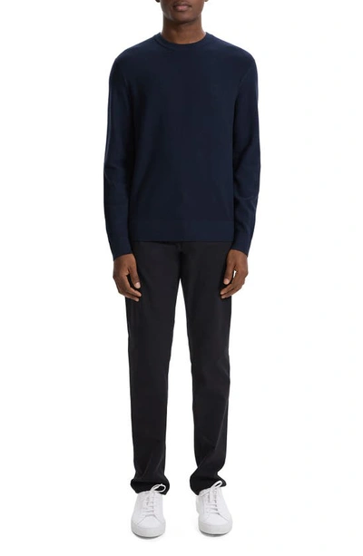 Theory Toby Thermal Wool Blend Sweater In Baltic