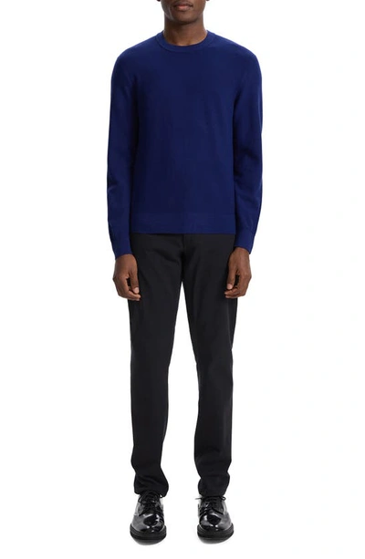 Theory Riland Crewneck Sweater In Ocean