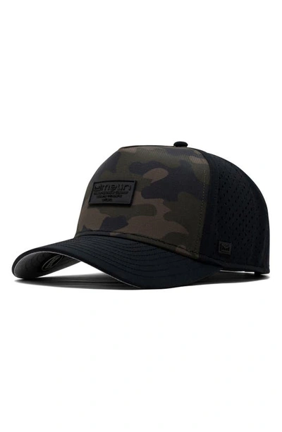 Shop Melin Odyssey Brick Hydro Performance Snapback Hat In Olive Camo Midnight