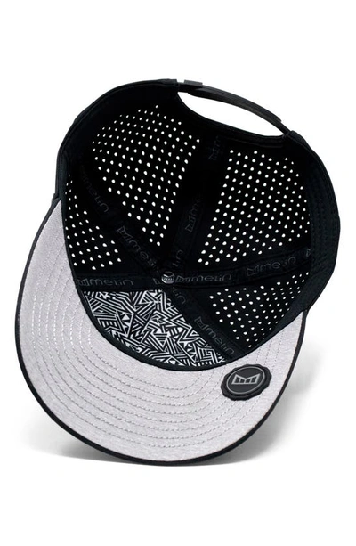 Melin Odyssey Brick Hydro Performance Snapback Hat In Olive Camo Midnight