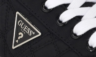 Shop Guess Tesie Platform Sneaker In Black