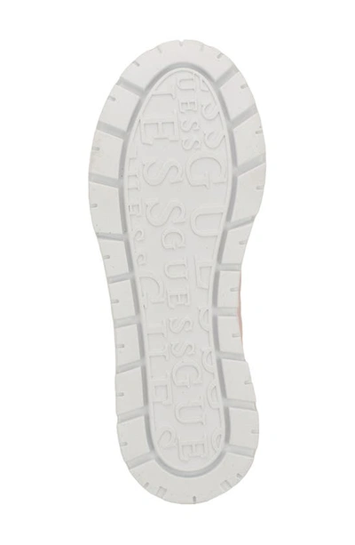 Guess Tesie Platform Sneaker In Light Pink