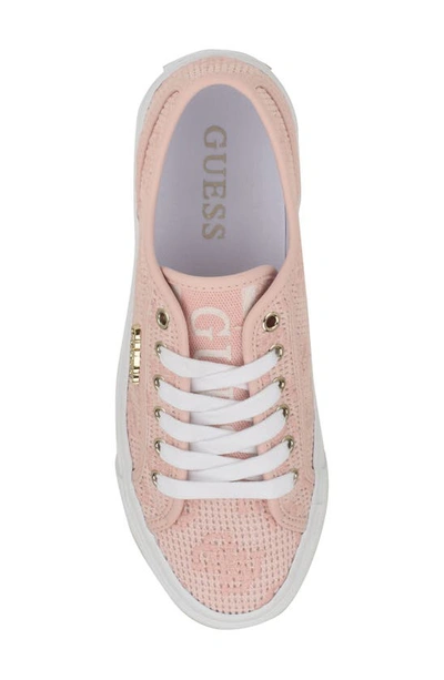 Guess Jelexa Sneaker In Light Pink