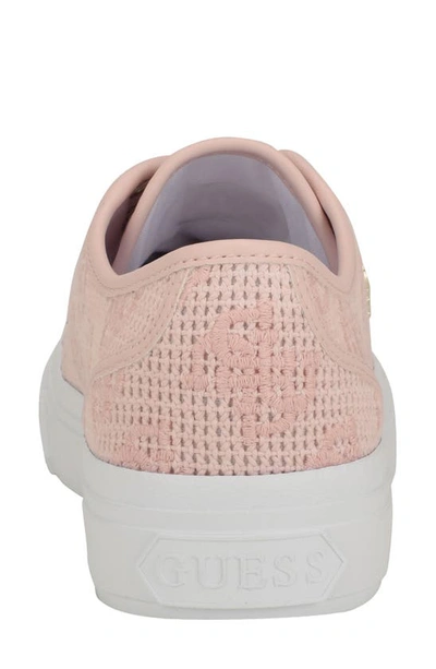 Guess Jelexa Sneaker In Light Pink