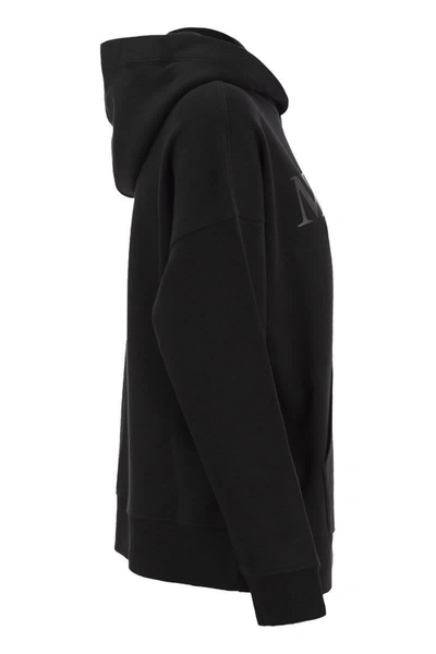Shop 's Max Mara Palmira - Jersey Hoodie In Black