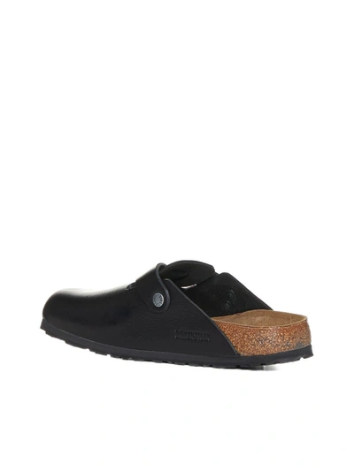 Shop Birkenstock Sandals In Vintage Wood Black