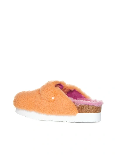 Shop Birkenstock Sandals In Papaya Pink