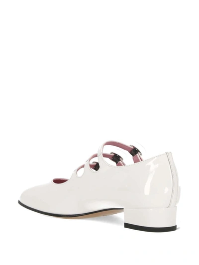 Shop Carel Paris Carel Flat Shoes In Vernis Blanc