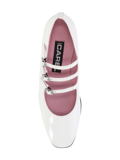 Shop Carel Paris Carel Flat Shoes In Vernis Blanc
