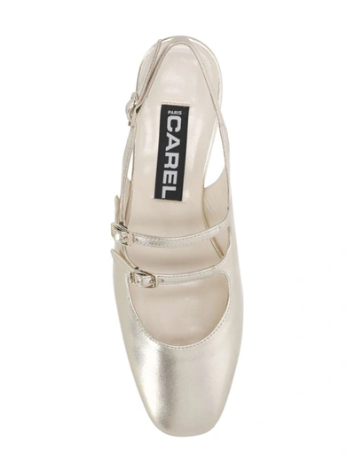 Shop Carel Paris Carel Flat Shoes In Spechhio/nylon Argent