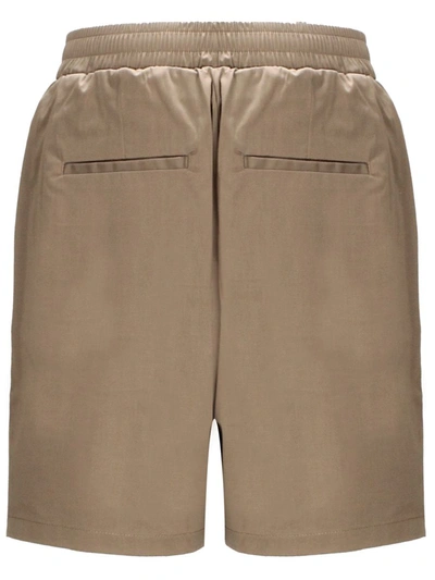 Shop Family First Shorts In Beige